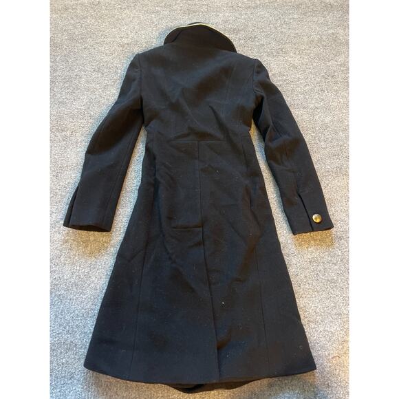 $2900 Ralph Lauren Collection Black Wool Double-Breast Clifton Coat Purple Label - Picture 12 of 16